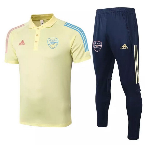 Polo Conjunto Completo Arsenal 2020/21 Amarillo